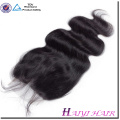 Cheveux Vierges Straight Style cheveux naturels Filipino dentelle de cheveux humains fermeture